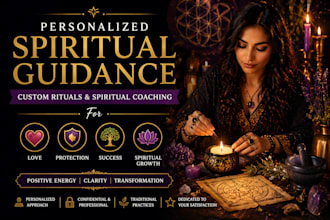 cast spiritual coaching custom rituals to attract love, protection, success