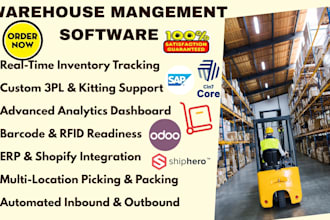 setup warehouse management  via shiphero sap increff generix solochain rf smart