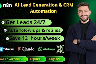build n8n ai lead generation and CRM automation system