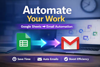 automate google sheets and email workflows using make