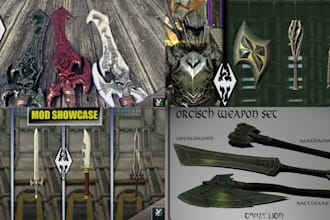 make modded armor and weapons for your skyrim adventures