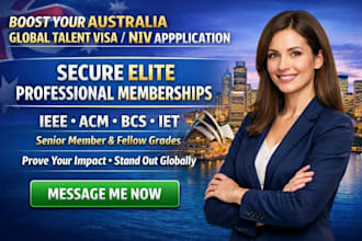 secure bcs iet ieee acm membership for australia global talent visa or niv visa
