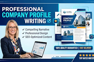 create modern company profile, brochure, and booklet design