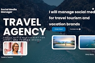 manage social media for travel tourism and vacation brands