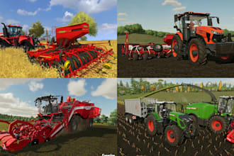 create realistic farming simulator vehicle mods with textures and animation