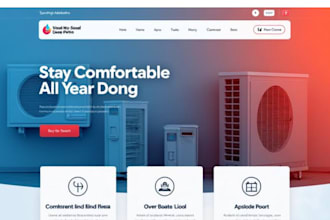 design hvac, roofing, plumbing, construction, cleaning, contractor websites