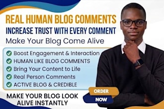 write engaging blog comments, website comments that boost interaction, trust