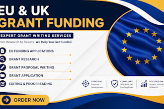 write winning grant proposal for eu funding applications, UK, horizon, euro star