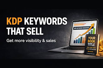 optimize your amazon KDP book with profitable keywords and SEO