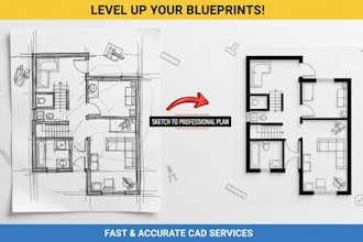 redraw floor plan from matterport,custom professional design