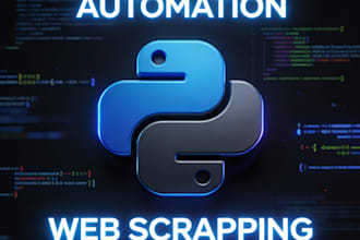 develop python scripts for web scraping