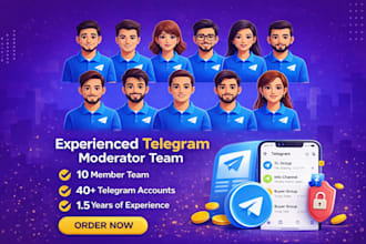 manage and grow your telegram group with active moderation