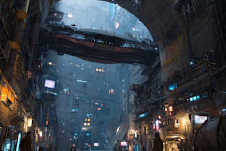 concept art for science fiction
