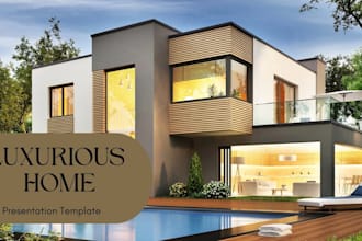 design real estate crowdfunding pitch deck investor deck interior pitch deck