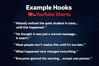 write youtube shorts hooks that stop the scroll