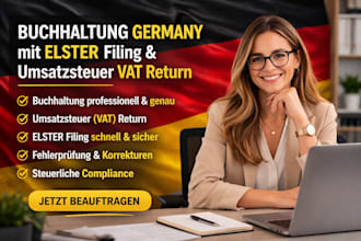 do buchhaltung germany with elster filing and umsatzsteuer vat return