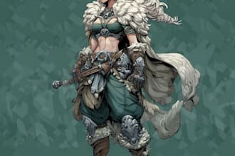 illustrate dnd character illustration