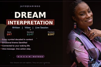full dream interpretation using my intuitive dream method
