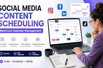 schedule social media posts and manage your content 360 calendar with metricool