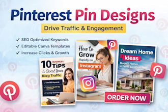 do pinterest pin design, pin terest pins design seo canva templates for traffic