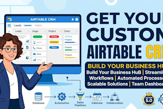 setup airtable automation crm airtable daabase airtable interface softr