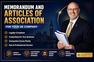 draft UK memorandum and articles of association for your company