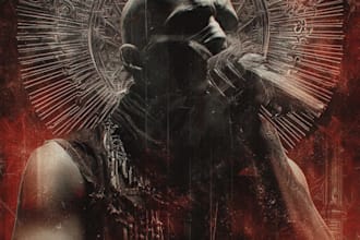 design a metal album cover artwork
