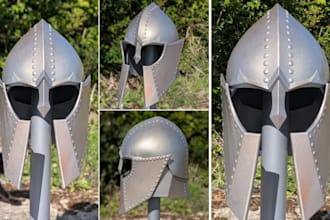 custom 3d cosplay helmet armor mask for 3d printing stl wearable armor 3d model