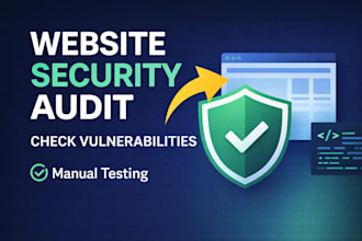 perform website security audit and vulnerability testing