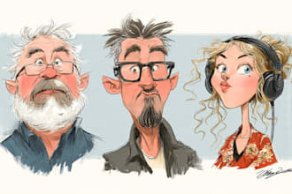draw a caricature, cartoon caricatures