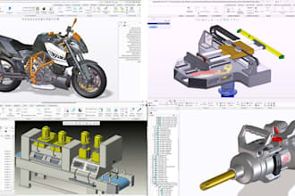design cnc ready 3d mechanical cad parts and assemblies in creo parametric step