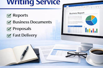 write professional reports, documents, and business content