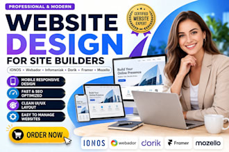 design infomaniak website framer sitebuilder mozello jimdo webador ionos xtgem