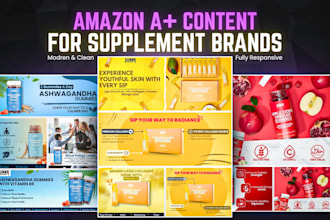create amazon a plus content for health supplements