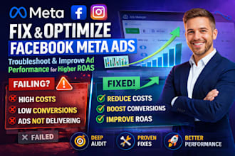fix optimize troubleshoot facebook meta ads for better performance roas