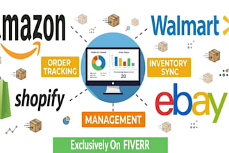 be your amazon VA for order management, ebay and walmart expert
