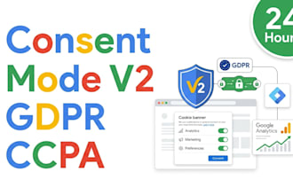 setup consent mode v2 cookie banner for ga4 and google ads