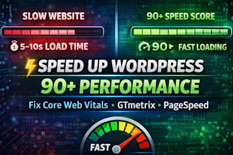 do wordpress website speed optimization for google pagespeed gtmetrix fix seo