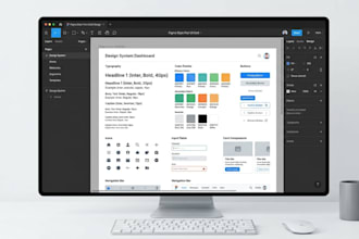 design UI UX system in figma