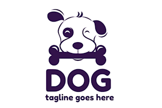 design unique dog, pet and animal logo