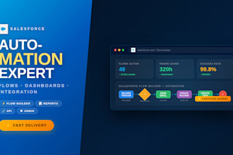 be your salesforce expert for flows, automations, dashboards and integration