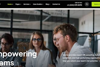 design wix hiring website recruiter staffing website job board website agency