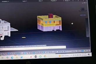 redraw architectural plans in autocad with precision