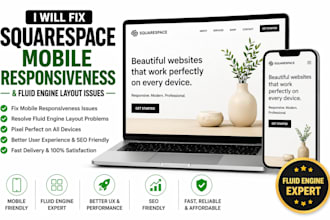 fix squarespace mobile responsiveness and fluid engine layout issues