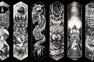 design professional creative tattoo design