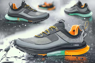 create professional footwear shoe design