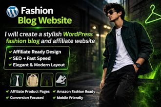 create a stylish wordpress fashion blog and affiliate website