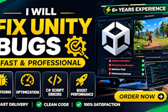fix bugs in your unity game