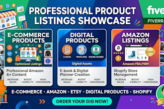 manage your product listing
