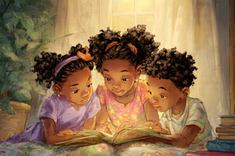 create magical and heartwarming childrens book illustrations